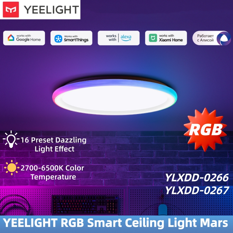 Smart Home Yeelight - YEELIGHT RGB Smart Deckenleuchte Mars mit