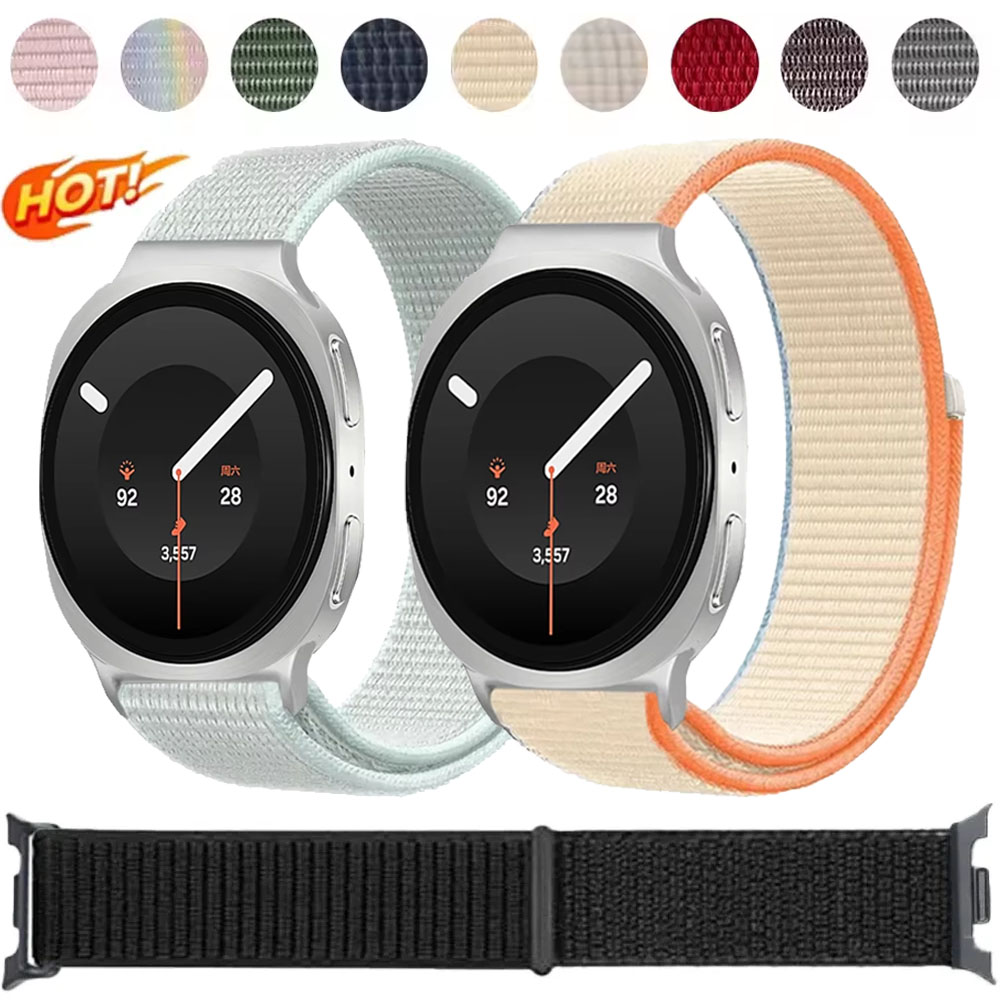Smart Home Samsung - Metall-Verbindungs-Nylon-Schlaufenarmband für Samsung Galaxy Watch 9
