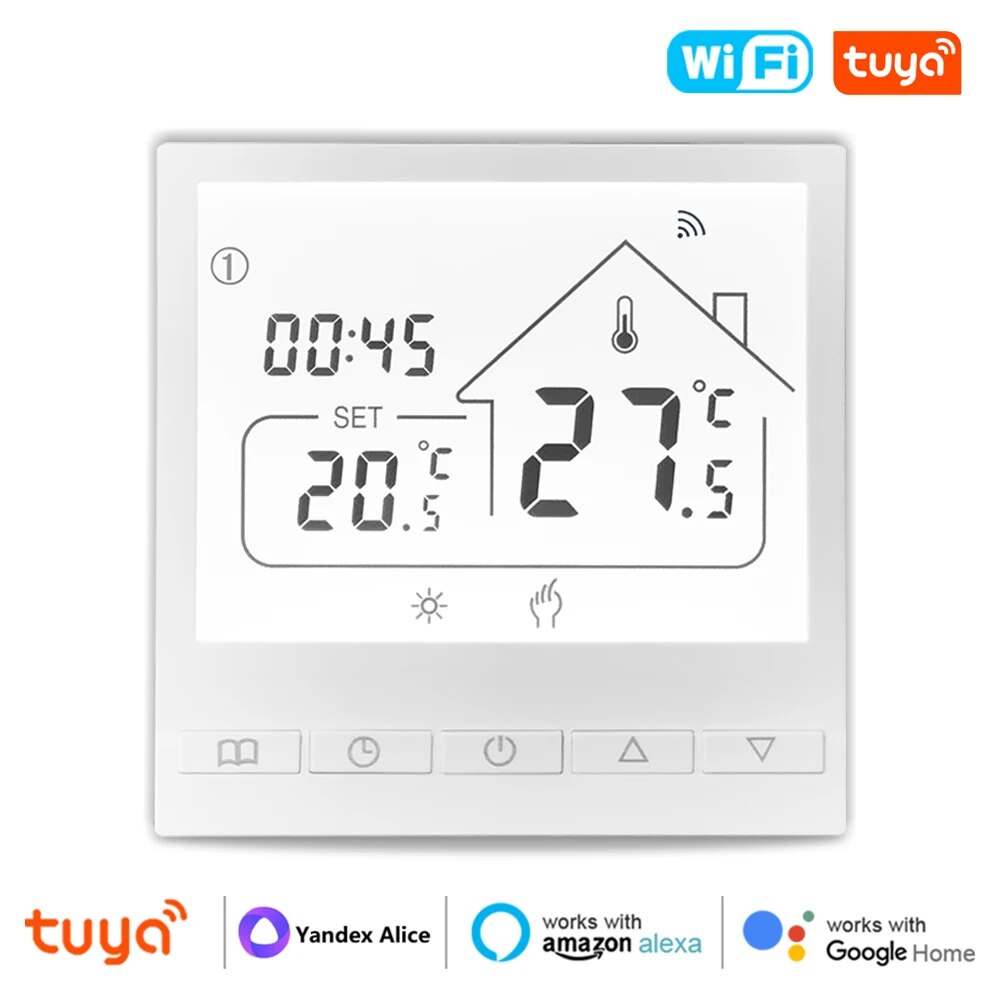 Smart Home Yandex - Tuya Smart WLAN-Thermostat für Wasser-/Gasboiler und