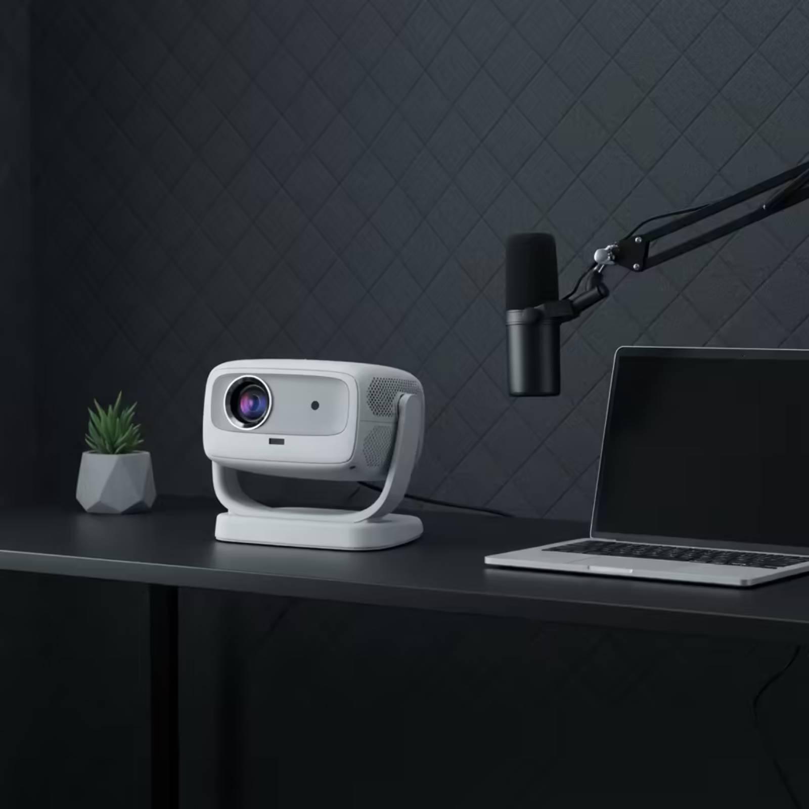 Smart Home Living - Smart Home Projektor Verstellbares Anzeigegerät Tragbarer