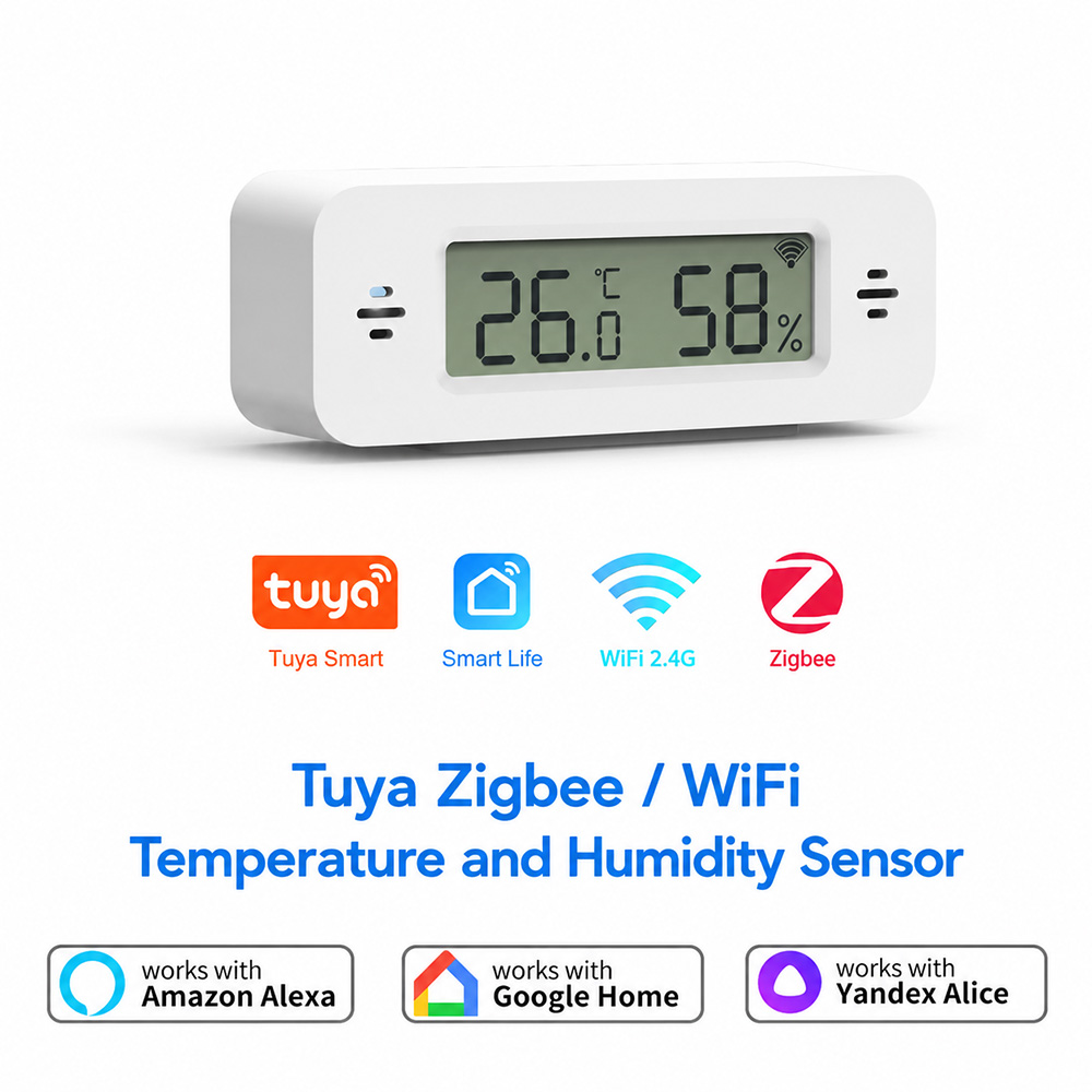 Smart Home Yandex - Tuya Zigbee WiFi Mini Temperatur- und