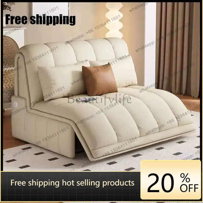 Smart Home Living - PGEuropäische faltbare elektrische Sofas, beige, Designer,