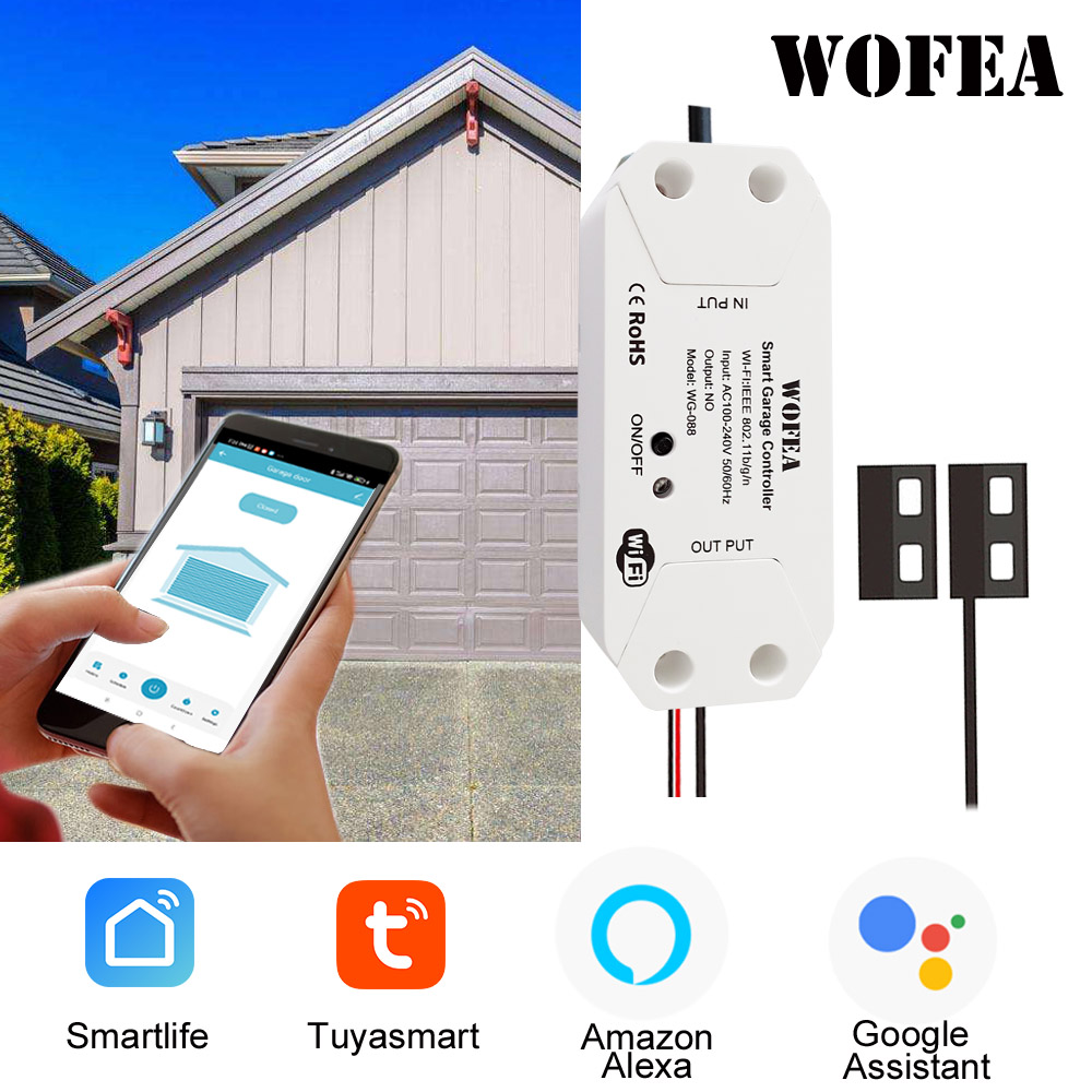 Smart Home Vimar - Wofea Tuya Smart WIFI 2.4G Garagentoröffner-Controller
