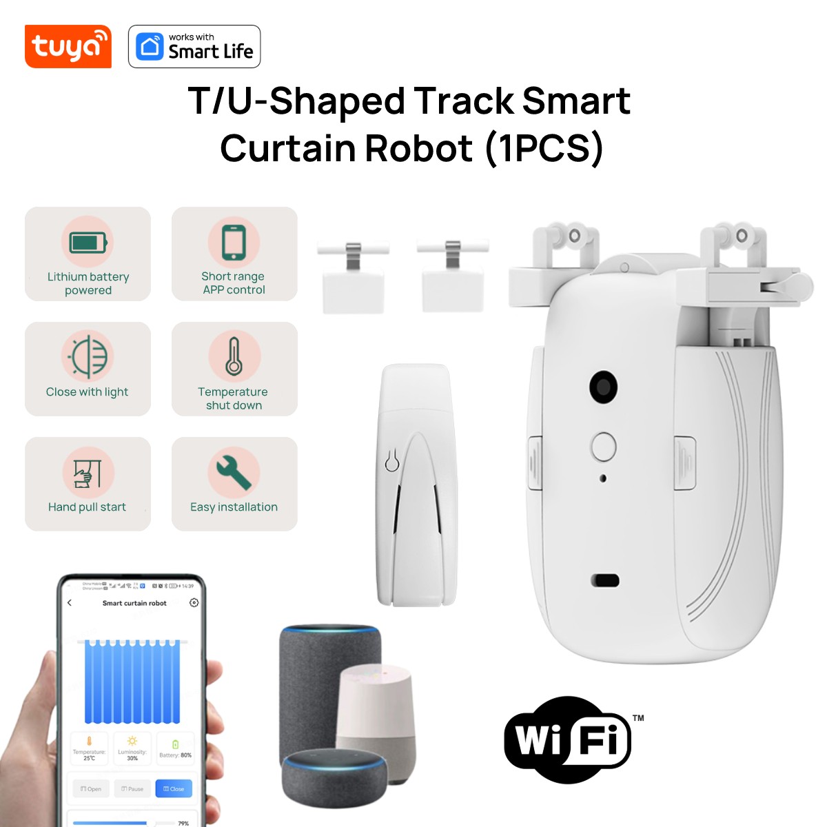 Tuya Smart Wifi Vorhang Robote – Smart Home Vimar Bewertung und Preis