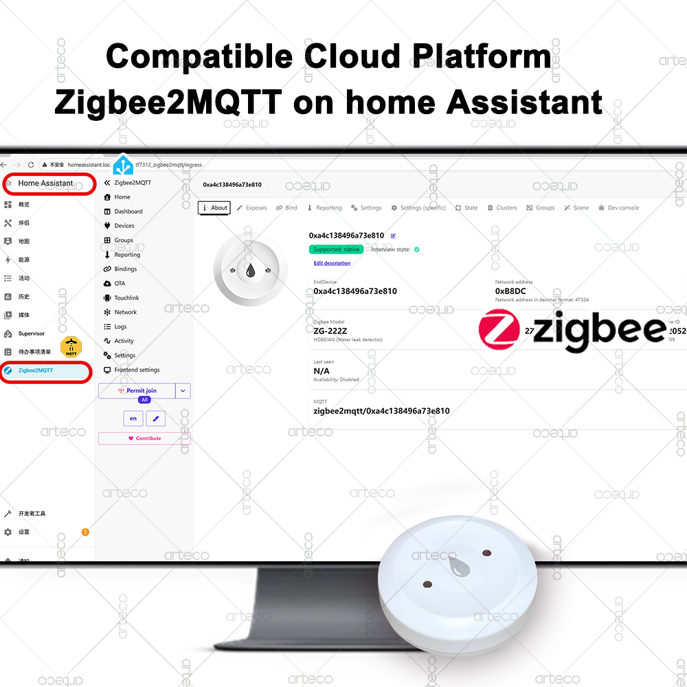 Tuya Smart Zigbee Wasser Senso – Smart Home Zigbee Gateway Bewertung und Preis