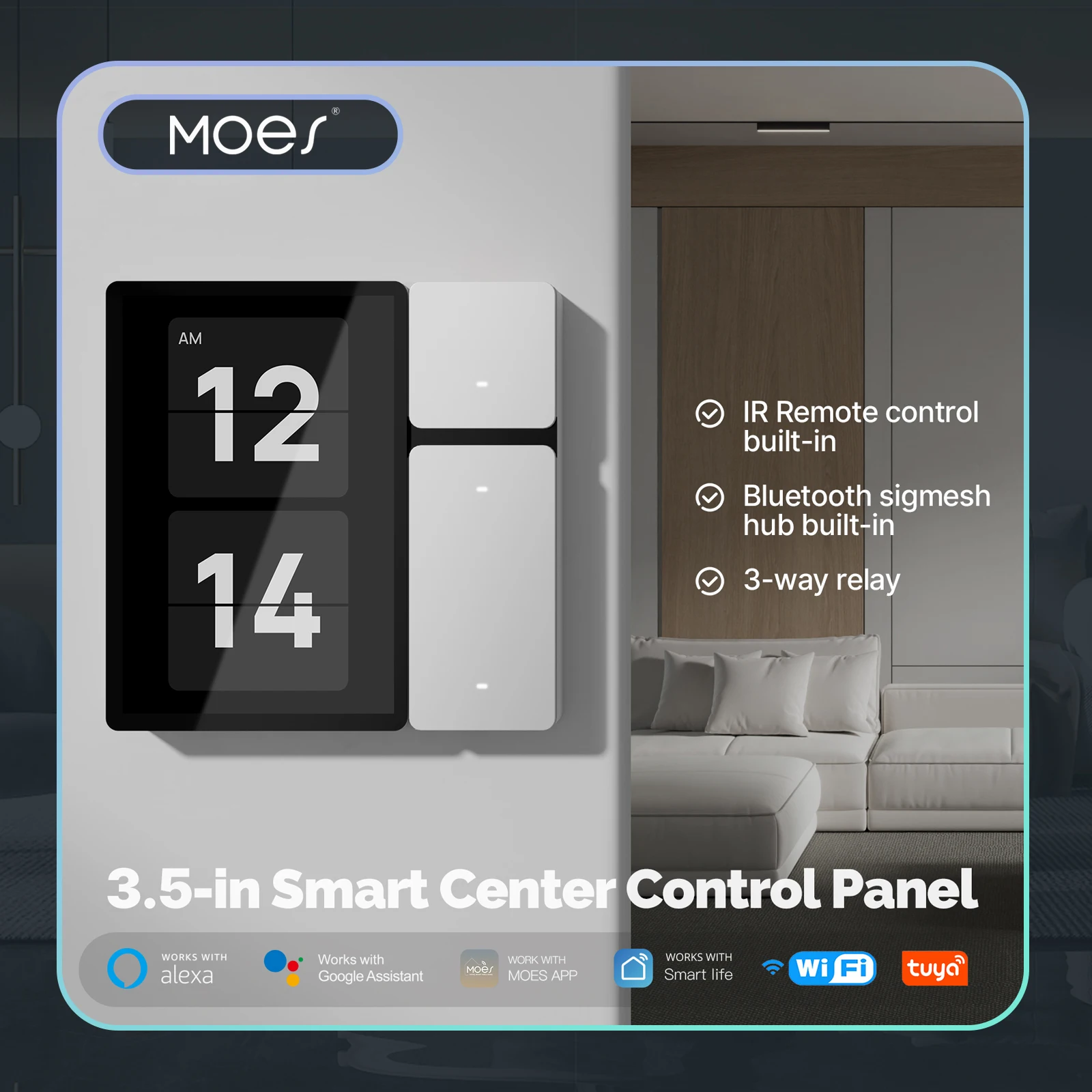 MOES Tuya WiFi 3,5-Zoll-Smart- – Smart Home Wifi Hub Bewertung und Preis