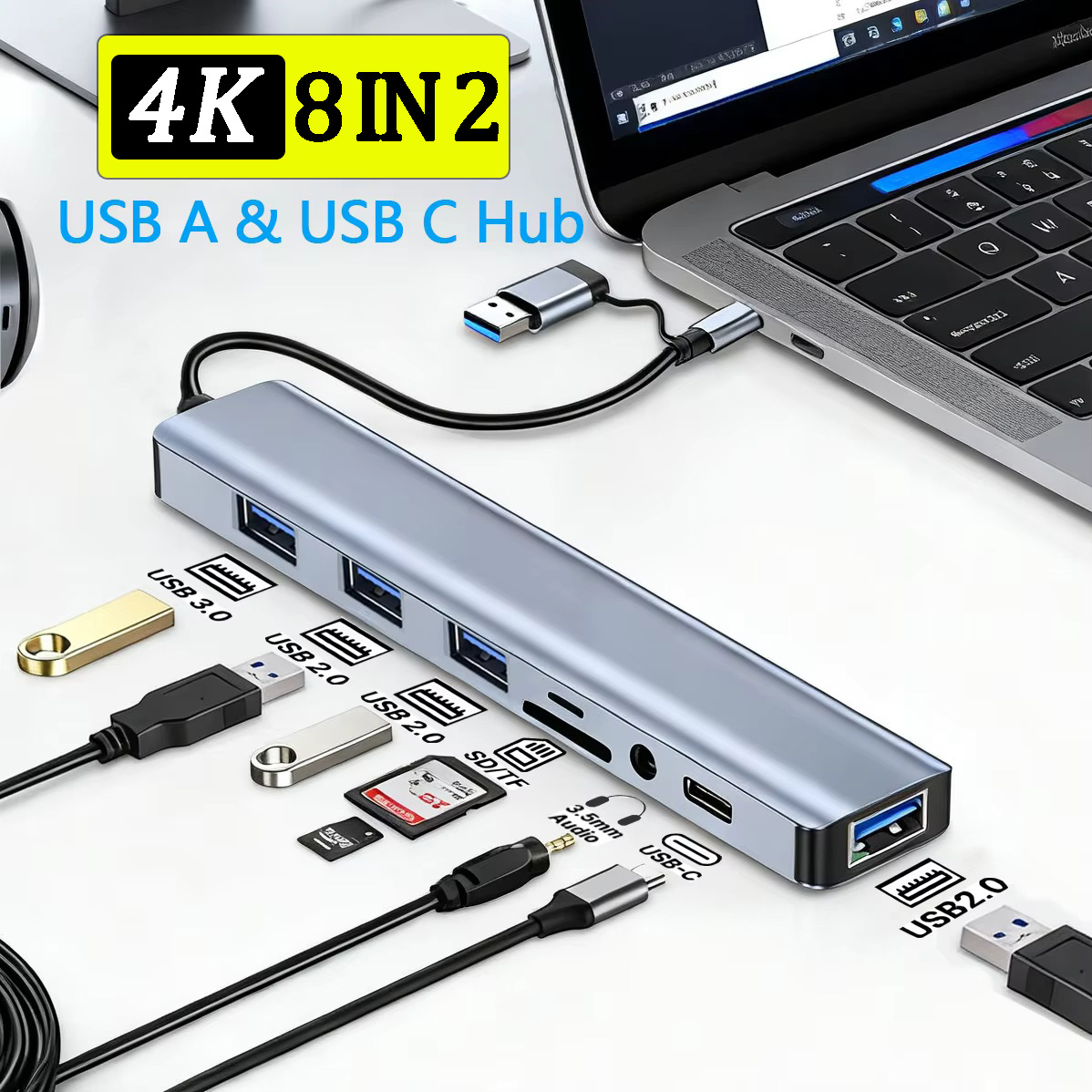 8-in-2 USB-C-Hub-Expander, Mul – Smart Home Hub 2 Bewertung und Preis