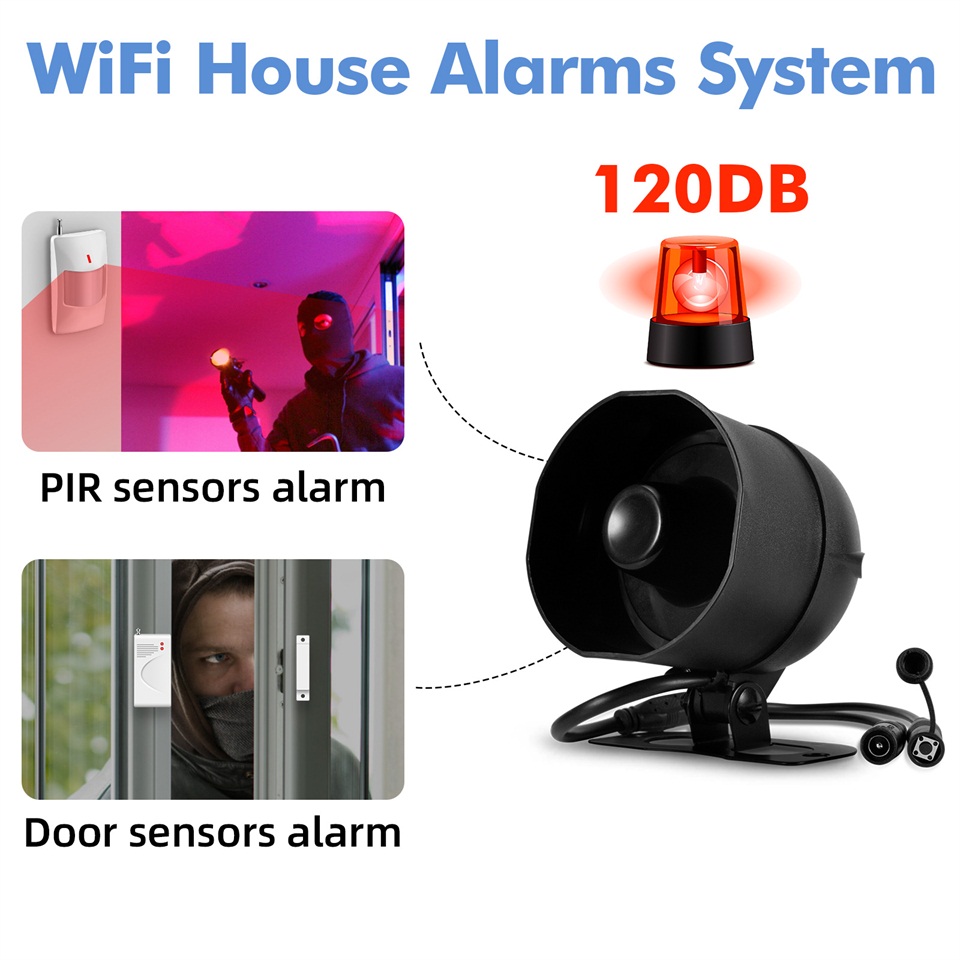 KERUI 120 dB Sirenen-Alarmsyst – Smart Home Vimar Bewertung und Preis